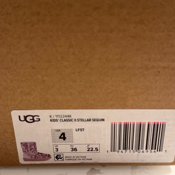 Other - Ugg Kids Classic sequin boots